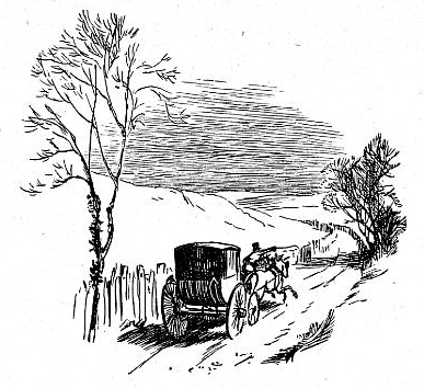 Pastoral Scene with Horse and Buggy