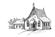 Small Country Church Drawing