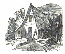 Thatched Cottage Drawing Reusableart Com