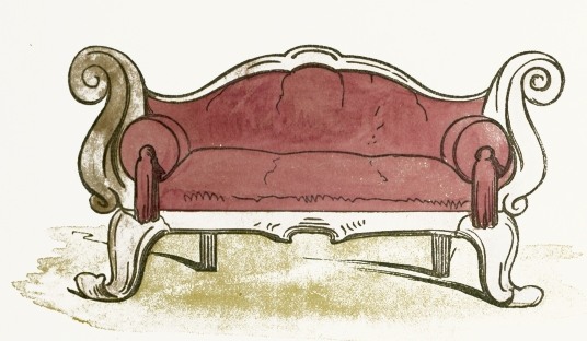 vintage furniture clipart - photo #7