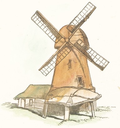 Wind Mill Drawing