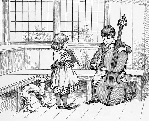 Little Cello Player