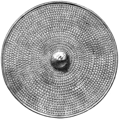 Bronze Shield Drawing