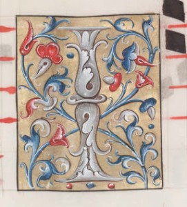 Illuminated Letter I - ReusableArt.com