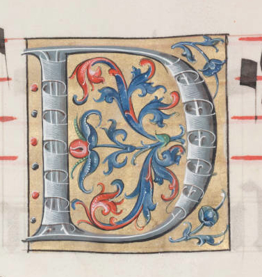 Illuminated Letter D - ReusableArt.com