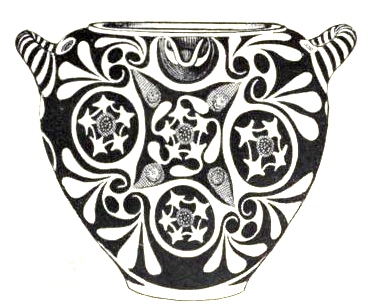 Minoan vase drawing