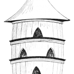 barrel birdhouse drawing