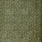 green leaf endpaper design