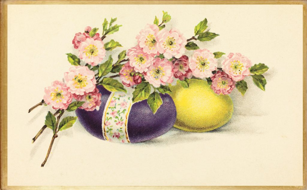 Easter Eggs and flowers