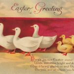 Happy Easter Duckies - a Vintage Clapsaddle Easter Postcard