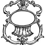 vintage door knocker drawing