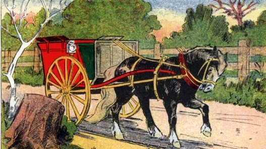 Horse & Cart Drawing
