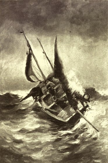 Storm Tossed Boat Drawing