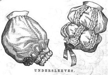Fashion Drawing of Undersleeves