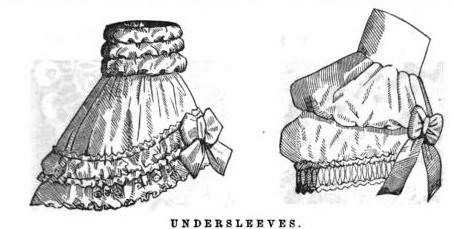 Drawing of Undersleeves