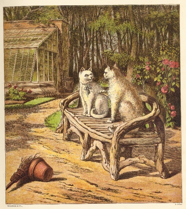 Drawing of a Pair of Cats