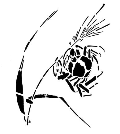 Japanese Crab Stencil