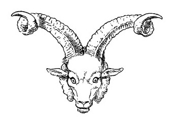 Goat Head Clip Art