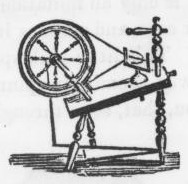 Spinning Wheel Drawing