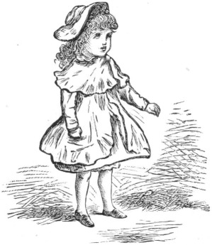 Young girl in period dress