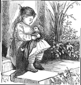Young girl with doll.