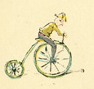 Riding a Velocipede