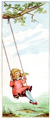 swinging girl