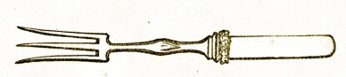 Vintage Fork Drawing