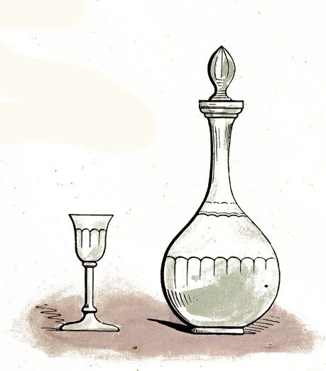 Wine Glass & Decanter