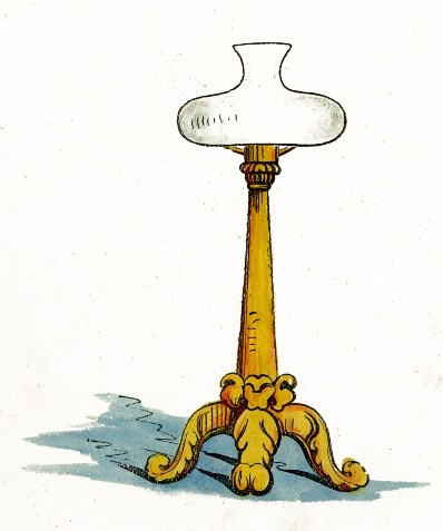 Vintage Lamp Clip Art