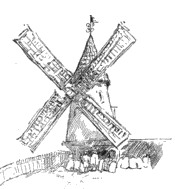 Windmill Drawing