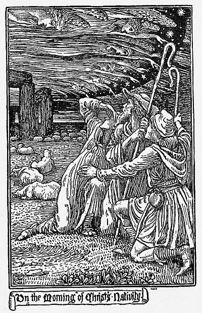 Shepherds Being Told of the Holy Birth