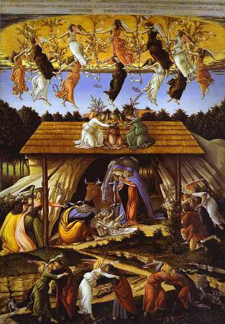 Mystic Nativity by Sandro Botticelli