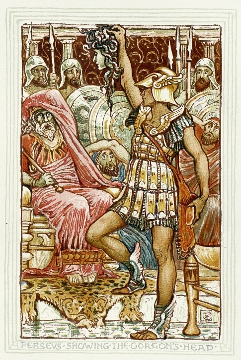 Illustration of Perseus Delivering Medusa's Head