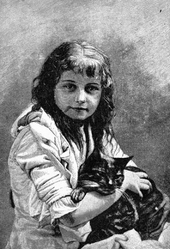 Girl & Her Cat