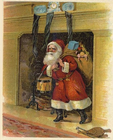 Drawing of Santa Claus