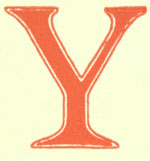 Fancy Letter Y