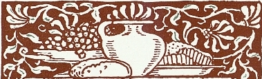 Block Print Food Border