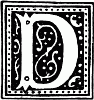 Fancy Letter D Image