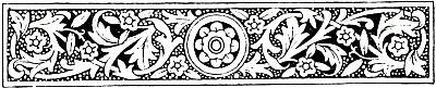 Flower Medallion Border Image