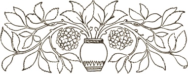 Floral Bouquet Border Image