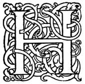 Fancy Letter H