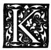 Fancy Letter K