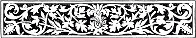 Black & White Leaf Border