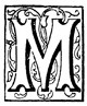 Fancy Letter M