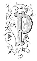 Fancy Letter P Image