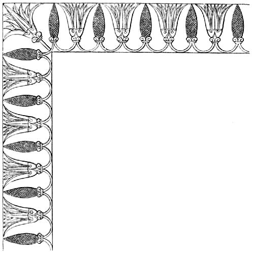 assyrian daisy frame corner