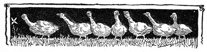 Geese Border Drawing