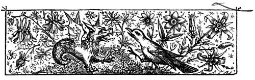 Bird & Griffin Border Image