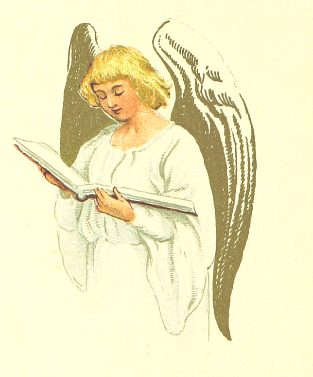 Christmas angel drawing